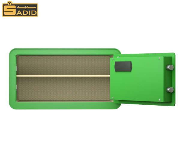 سیف باکس سدید سبز مدل 460 قفل رمزی و کلیدی